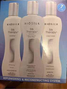 Biosilk Silk Therapy Original Trio in White
